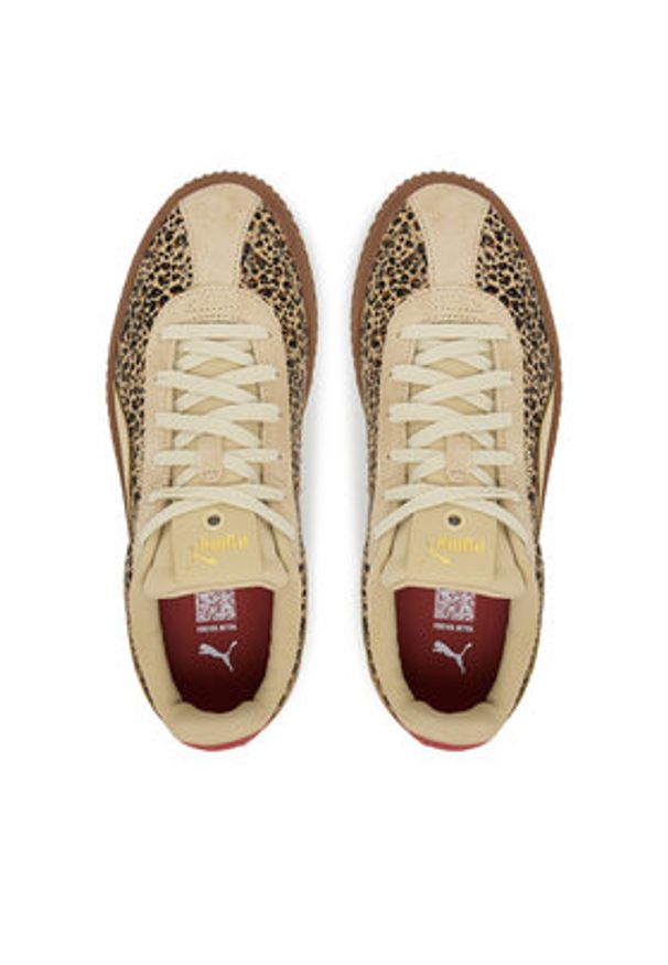 Puma Sneakersy Puma Club Kayzer Animal Flair 402717 01 Brązowy. Kolor: brązowy. Materiał: skóra