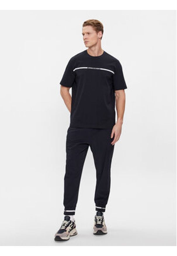 Armani Exchange Spodnie dresowe 3DZPL2 ZN3GZ 1583 Granatowy Regular Fit. Kolor: niebieski. Materiał: syntetyk