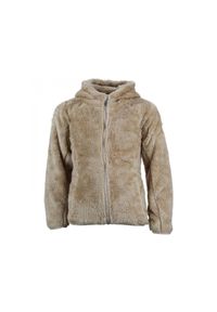 PEAK MOUNTAIN - Polar dla dziewczynki Peak Mountain Falanzo. Typ kołnierza: kołnierzyk stójkowy. Kolor: brązowy, beżowy, wielokolorowy. Materiał: polar. Sport: turystyka piesza #1