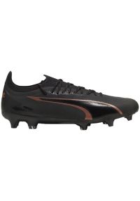 Buty piłkarskie Puma Ultra Ultimate FG/AG M 107744 02 czarne. Kolor: czarny. Materiał: materiał. Szerokość cholewki: normalna. Sport: piłka nożna #1