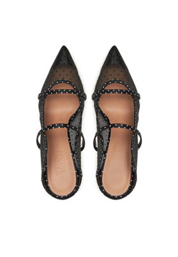MALONE SOULIERS Klapki Maureen 100-351 Czarny. Kolor: czarny