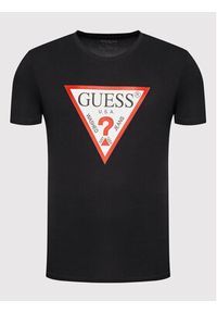 Guess T-Shirt M2YI71 I3Z11 Czarny Slim Fit. Kolor: czarny. Materiał: bawełna #5