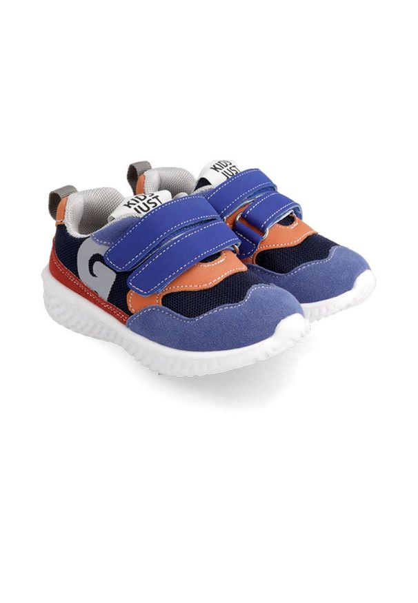 Garvalin buty dziecięce. Nosek buta: okrągły. Zapięcie: rzepy. Kolor: niebieski. Materiał: guma