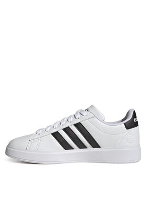 Adidas - adidas Sneakersy Grand Court Cloudfoam Lifestyle Court Comfort Shoes GW9214 Biały. Kolor: biały. Materiał: skóra. Model: Adidas Cloudfoam