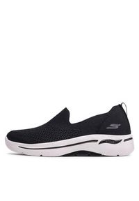 skechers - Skechers Półbuty Delora 124418/BKW Czarny. Kolor: czarny. Materiał: materiał #3