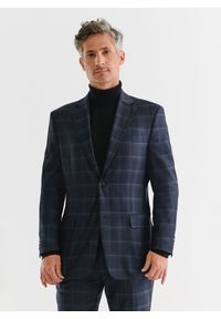 Pako Lorente - PAKO LORENTE – Granatowa marynarka garniturowa. Kolor: niebieski. Styl: elegancki