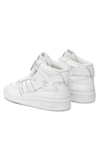 Adidas - adidas Sneakersy Forum Mid J FZ2086 Biały. Kolor: biały. Materiał: skóra #6