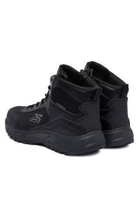 skechers - Skechers Trekkingi Hillcrest 2.0 237804 BBK Czarny. Kolor: czarny. Materiał: skóra. Sport: turystyka piesza #6