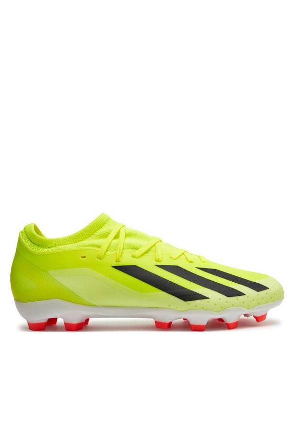 Adidas - adidas Buty do piłki nożnej X Crazyfast League Multi-Ground Boots IF0696 Żółty. Kolor: żółty. Materiał: materiał