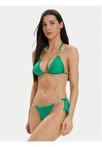 Guess Dół od bikini E4GO10 KC620 Zielony. Kolor: zielony. Materiał: syntetyk #4