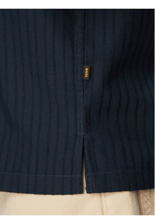 BOSS Koszula Rayer 50559321 Granatowy Regular Fit. Kolor: niebieski