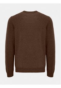 Casual Friday Sweter 20503970 Brązowy Regular Fit. Okazja: na co dzień. Kolor: brązowy. Materiał: wełna. Styl: casual #3