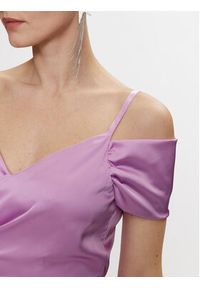 Rinascimento Sukienka wieczorowa CFC0117556003 Fioletowy Regular Fit. Kolor: fioletowy. Materiał: syntetyk. Styl: wizytowy #3