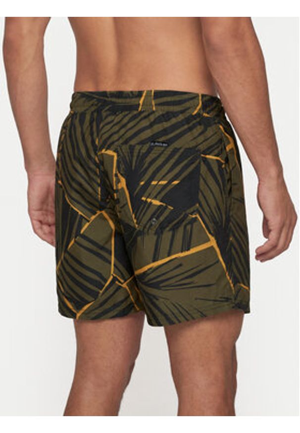 Quiksilver Szorty kąpielowe Everyday Printed Volley 15 EQYJV04219 Zielony Regular Fit. Kolor: zielony. Materiał: syntetyk