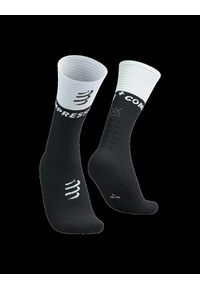 Skarpety biegowe Compressport Mid Compression Socks V2.0. Kolor: czarny