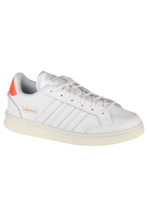 Adidas - Buty adidas Grand Court Se W FW6666 białe. Zapięcie: sznurówki. Kolor: biały. Materiał: skóra, guma, syntetyk. Szerokość cholewki: normalna