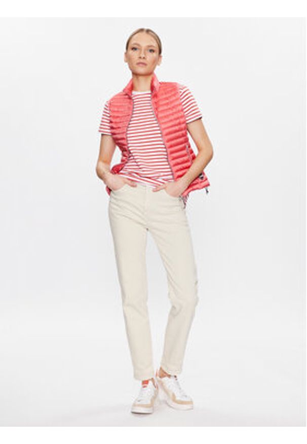 Colmar Bezrękawnik Punky 2222U 9VX Koralowy Slim Fit. Kolor: pomarańczowy. Materiał: syntetyk. Długość rękawa: bez rękawów