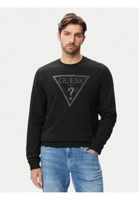 Guess Bluza M6YQ37 K4103 Czarny Slim Fit. Kolor: czarny. Materiał: bawełna #1