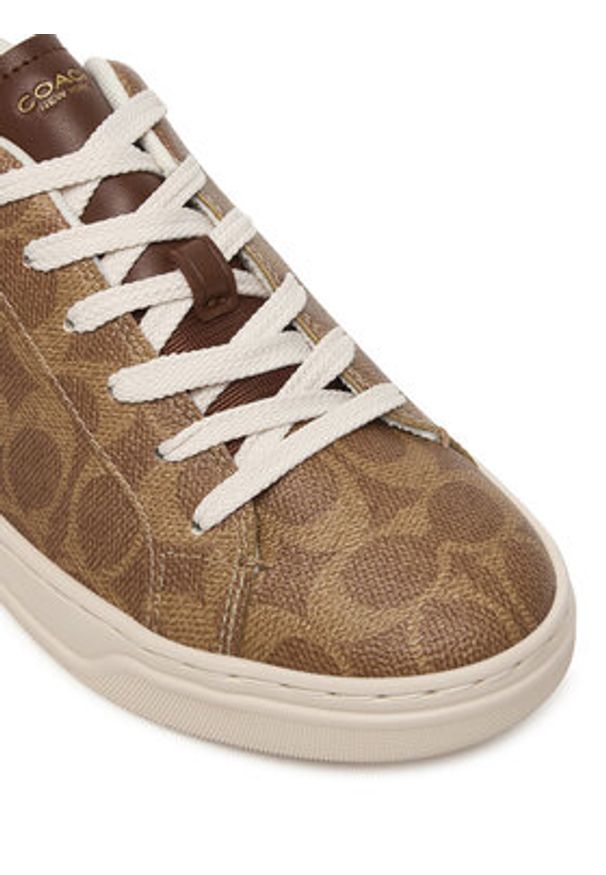 Coach Sneakersy CCN67 Brązowy. Kolor: brązowy. Materiał: skóra