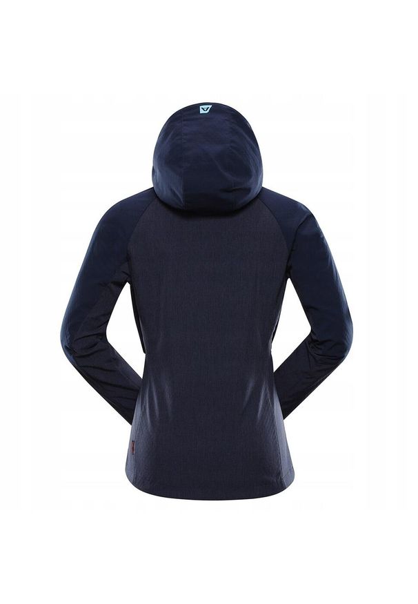 ALPINE PRO - Kurtka damska trekkingowa softshell Alpine Pro Lanca. Kolor: niebieski. Materiał: softshell. Sport: turystyka piesza