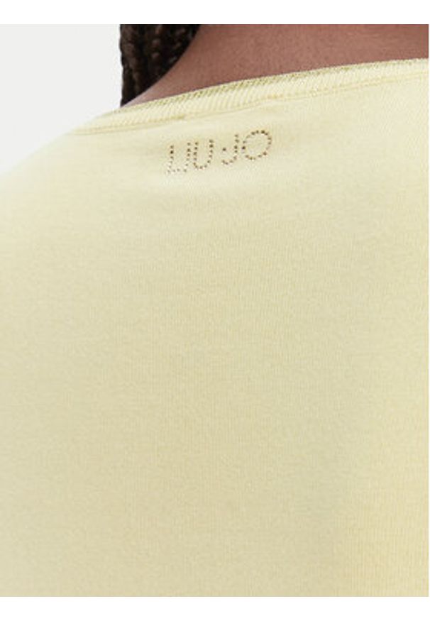 Liu Jo Kardigan WA6280 MS49I Żółty Regular Fit. Kolor: żółty. Materiał: wiskoza