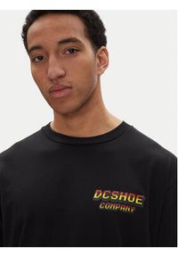 DC Shoes T-Shirt ADYZT05457 Czarny Heritage Fit. Kolor: czarny. Materiał: bawełna #5