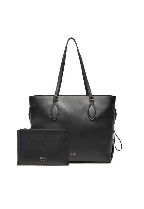 Guess Torebka HWFLNC L5165 Czarny. Kolor: czarny. Materiał: skórzane