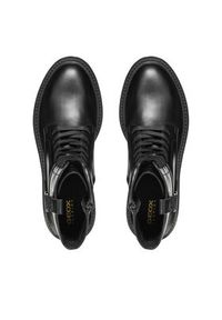 Geox Botki D Iridea D46HRB 00043 C9999 Czarny. Kolor: czarny. Materiał: skóra #4