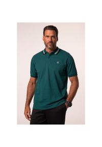 JAY-PI - Męska Koszulka polo FLEXNAMIC® outdoor rękaw 1/2 do roz. 7XL. Typ kołnierza: polo. Kolekcja: plus size. Kolor: zielony. Materiał: elastan, bawełna, materiał #1