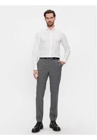 Calvin Klein Spodnie materiałowe Modern K10K112936 Szary Slim Fit. Kolor: szary. Materiał: syntetyk #3