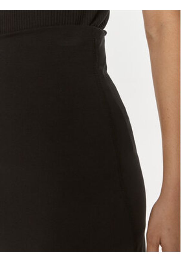 ViCOLO Spódnica ołówkowa TB0030 Czarny Slim Fit. Kolor: czarny. Materiał: bawełna, syntetyk