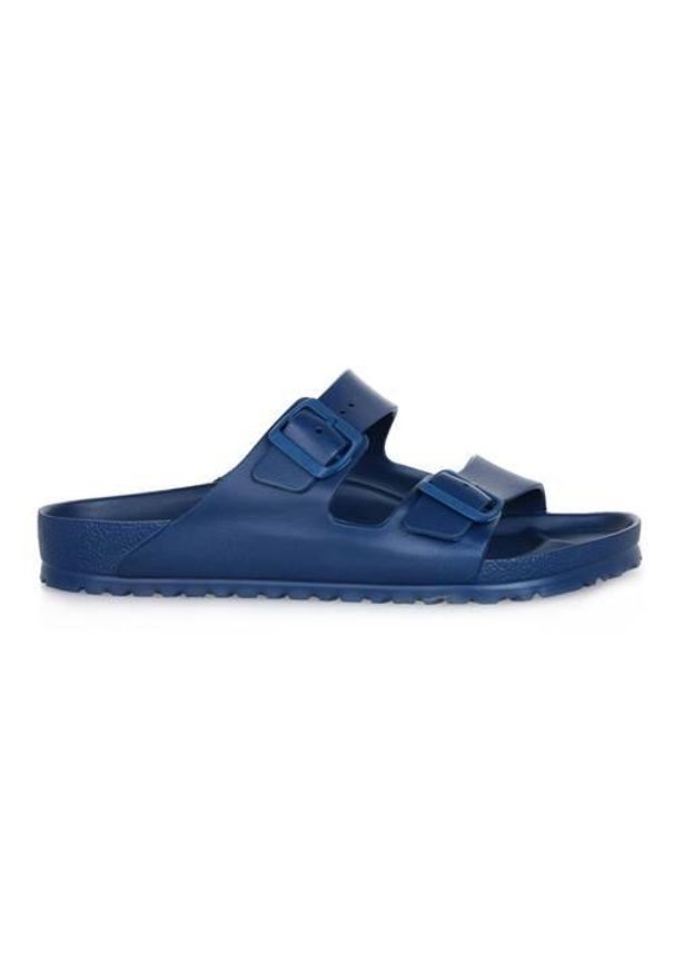 Klapki damskie Birkenstock Arizona Eva. Kolor: niebieski. Materiał: syntetyk, materiał