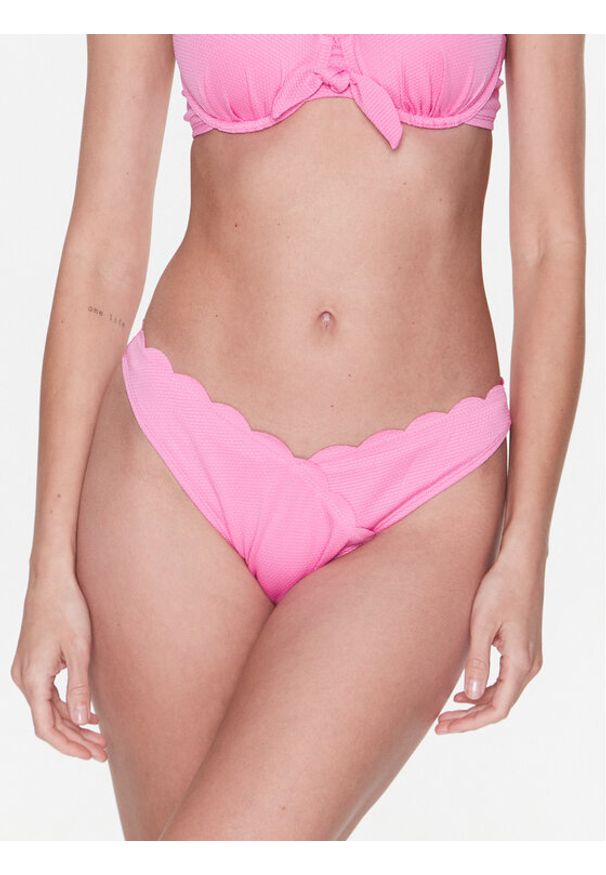 Hunkemöller Dół od bikini Scallop 201944 Różowy. Kolor: różowy