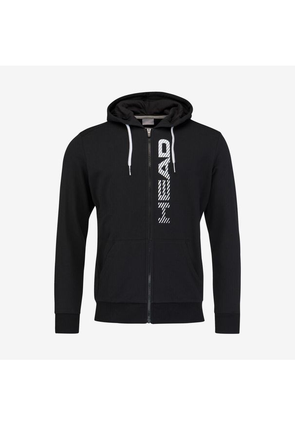 Head - Bluza z kapturem męska Club Fynn. Typ kołnierza: kaptur. Kolor: czarny. Materiał: bawełna, materiał, tkanina, poliester