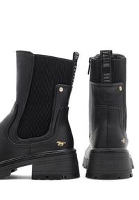 Mustang Botki 1469-501 Czarny. Kolor: czarny. Materiał: materiał #2