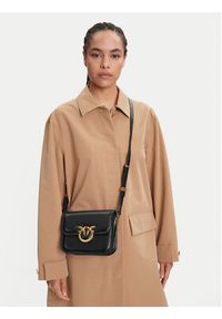 Pinko - PINKO Torebka Love Box Bag Fl Mini PE 25 PLTT 104297 A26J Czarny. Kolor: czarny. Materiał: skórzane #6