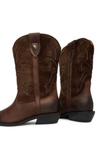 Replay - REPLAY Kowbojki GWN99.000.C0005L Brązowy. Kolor: brązowy. Materiał: skóra #4