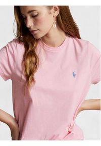 Polo Ralph Lauren T-Shirt New Rltpp 211898698019 Różowy Regular Fit. Typ kołnierza: polo. Kolor: różowy. Materiał: bawełna