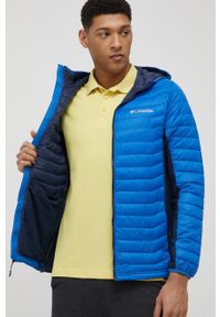 columbia - Columbia kurtka sportowa Powder Pass przejściowa 1773271-011. Kolor: niebieski. Materiał: tkanina, syntetyk, materiał, puch. Styl: sportowy #5