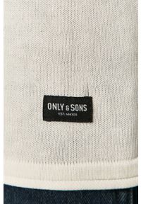 Only & Sons - Sweter. Okazja: na co dzień. Kolor: beżowy. Materiał: dzianina. Styl: casual #4