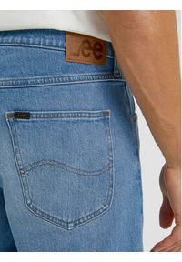 Lee Szorty jeansowe 5 Pocket L73MMWFO 112331767 Niebieski Regular Fit. Kolor: niebieski. Materiał: bawełna