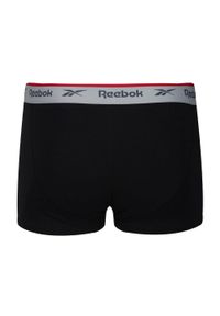 Reebok - Męskie Kąpielówki Ovett (zestaw 3 Sztuk). Kolor: czarny