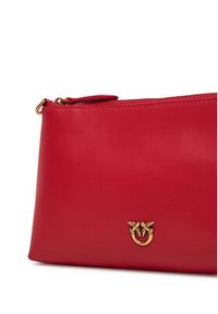 Pinko - PINKO Torebka Flat Horizontal Mini PE 25 PCPL 104277 A0F1 Czerwony. Kolor: czerwony. Materiał: skórzane #4