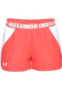 Spodenki sportowe damskie Under Armour New Play Short. Kolor: pomarańczowy