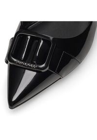 Gino Rossi - GINO ROSSI Baleriny AGORA-V1166-01-1 Czarny. Kolor: czarny. Materiał: lakier, skóra #3