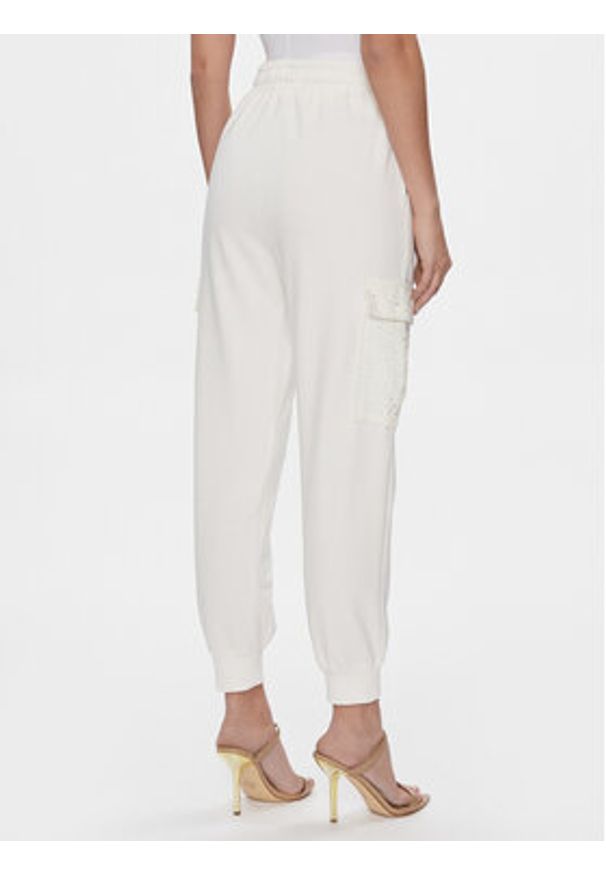 Fracomina Joggery FR24SVC004F432R1 Écru Regular Fit. Materiał: bawełna