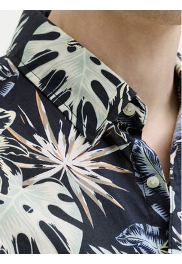 Jack & Jones Koszula Honolulu 12289667 Czarny Regular Fit. Kolor: czarny. Materiał: bawełna