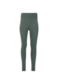 ENDURANCE - Legginsy do jogi Athlecia Nagar Seamless. Kolor: szary, zielony, wielokolorowy. Materiał: poliester, nylon. Sport: joga i pilates