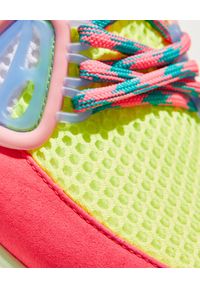 SOPHIA WEBSTER - Neonowe sneakersy Fly-By. Zapięcie: sznurówki. Kolor: różowy, wielokolorowy, fioletowy. Materiał: materiał #6