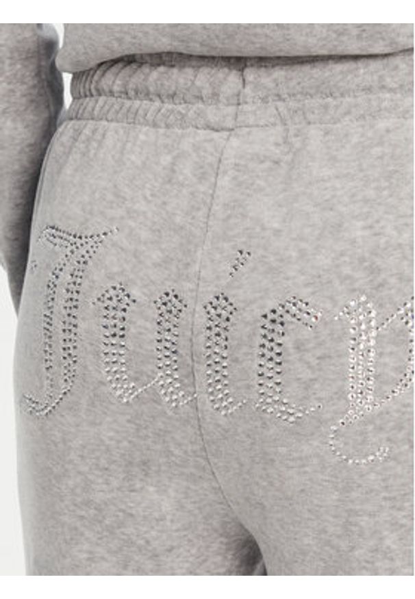 Juicy Couture Spodnie dresowe Tina JCAPW045 Szary Regular Fit. Kolor: szary. Materiał: syntetyk